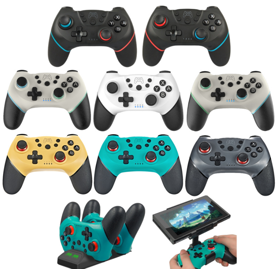 Wireless Game controller BT Gamepad For Nintendo Switch Pro / PC / Android Joystick With Sensor Six axes