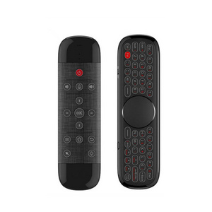 2022 New wechip W2 pro mini keyboard backlit remote control TV 2.4G wireless air mouse remote control