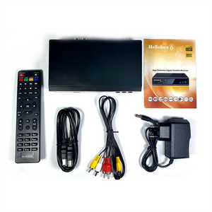 Hellobox 6 Satellite TV Receiver H.265 HEVC 1080P MultiStream/T2MI TV BOX Decoder DVB S2 Tuner Recepto Hellobox6