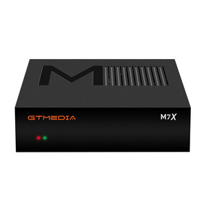 2022 Original GTmedia M7X DVB-S2 VCM ACM Multi-Stream SKS HEVC Twin Tuner lKS&SKS Satellite Receiver Built WiFi Set Top Box