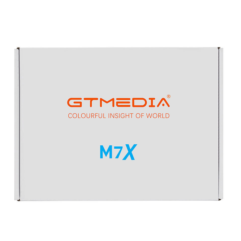 2022 Original GTmedia M7X DVB-S2 VCM ACM Multi-Stream SKS HEVC Twin Tuner lKS&SKS Satellite Receiver Built WiFi Set Top Box