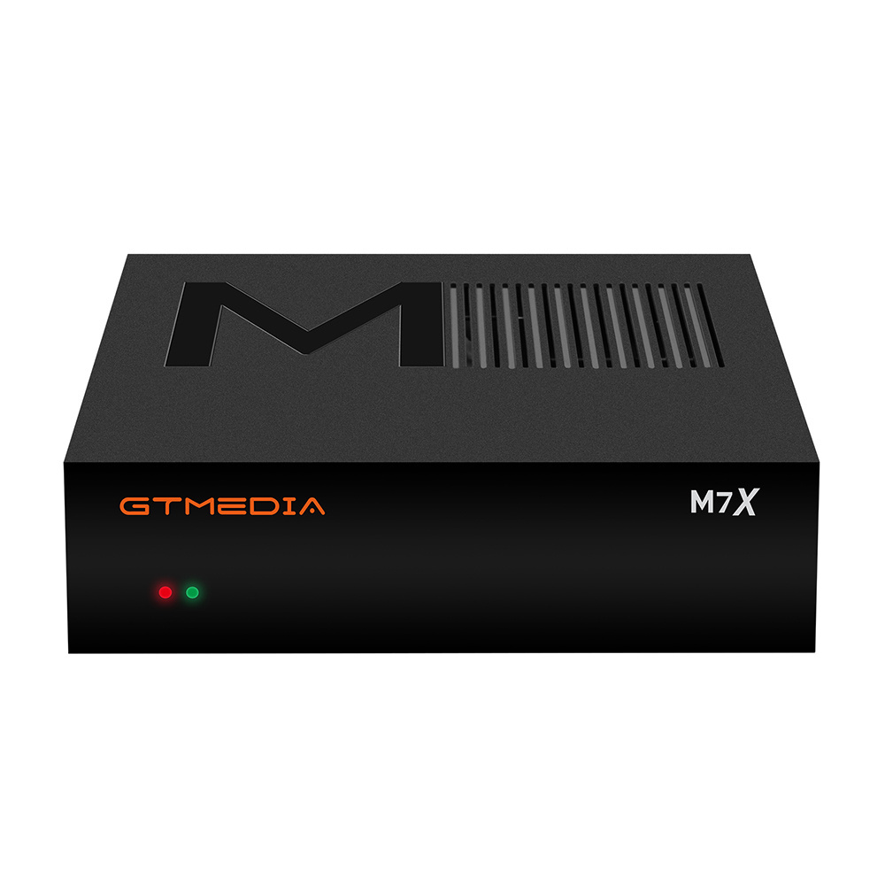 Original factory GTmedia M7X DVB-S2 VCM ACM Multi-Stream SKS HEVC Twin Tuner set top box IKS SKS satellite receiver