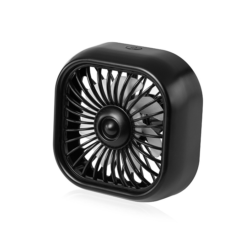 2023 New arrival car mini fan multi-function usb air cooling fan portable colorful led vehicle interior accessories car fan