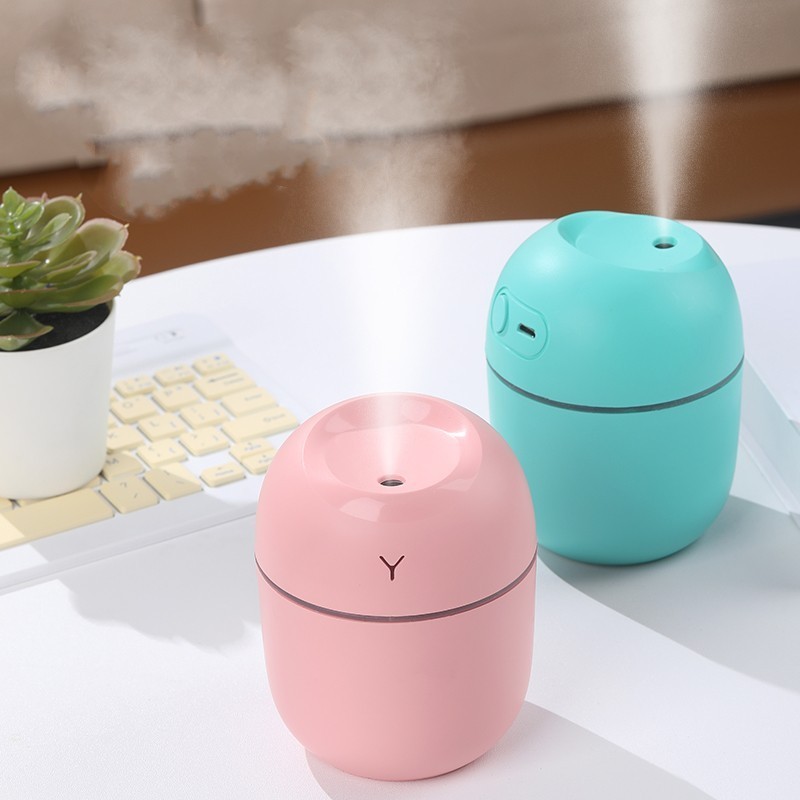 2022 factory wholesale portable cute cool mist personal humidifier mini 220ml car air humidifier