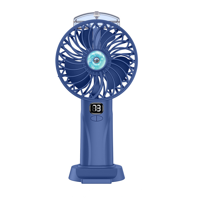 2400mAh Battery Multifunctional Portable Water Mist Rechargeable Fan Handheld Spray Mini Fan