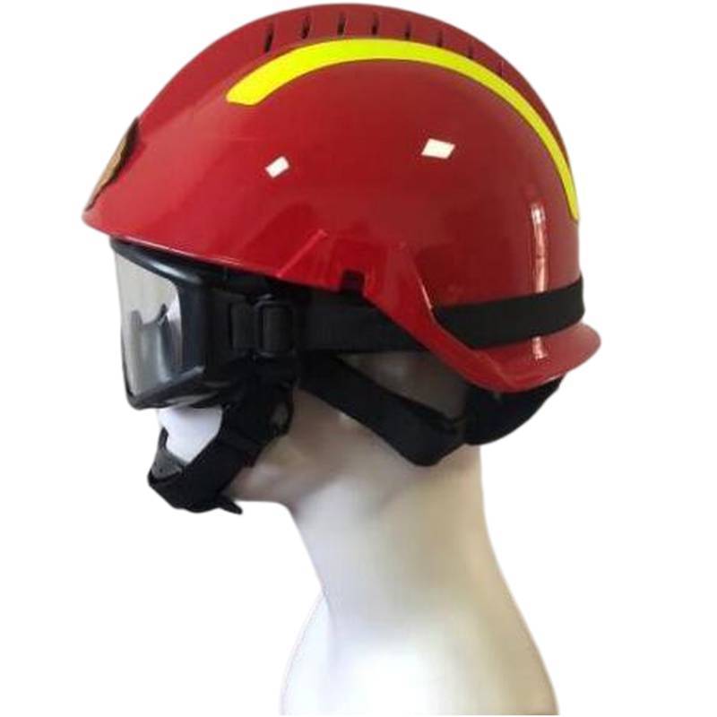 F2 Style Fire Fighting Rescue Equipment Flashlight Professional Firefighter Helmet for Emergency Rescue