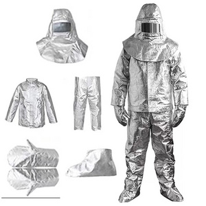 High Quality Wholesale Aluminized Fire Resistant Uniform 1000 Degree Aluminum Foil Heat Resistance Suit