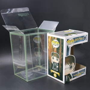 Wholesale OEM/ODM  0.4 mm PET 4"6" pop Protector Case Box  Display Funko pop Protector Toys game case protector