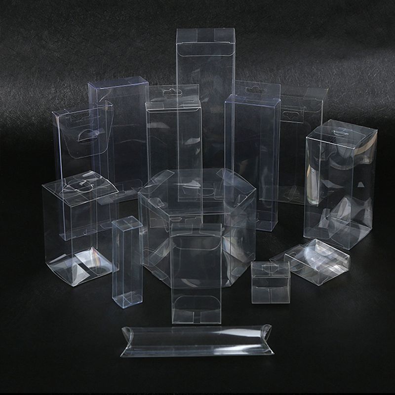 Acid Free Acetate Clear PVC PET Transparent Packing Packaging Plastic Box For Gifts