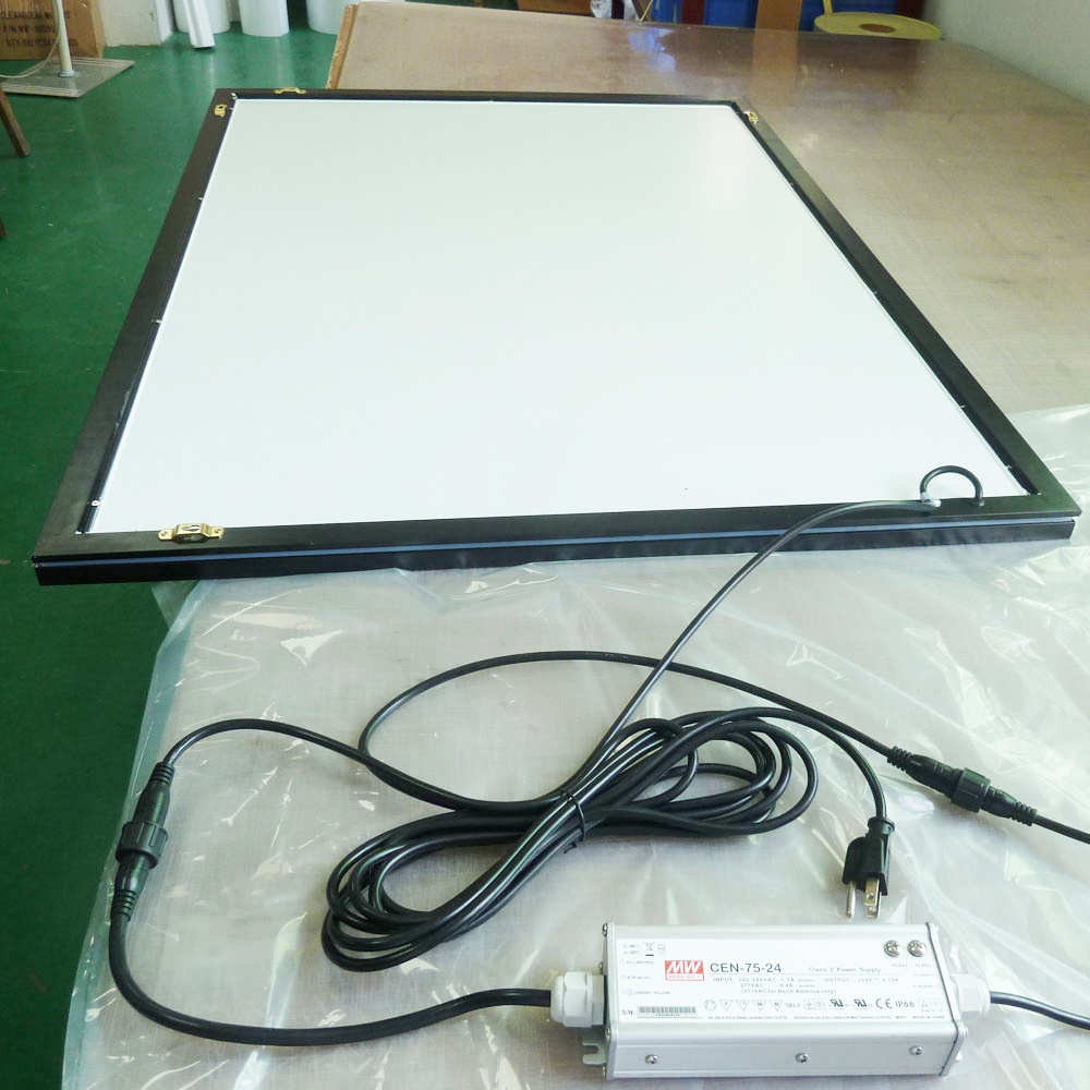 Outdoor Led Waterproof Rainproof Light Box Slim High Brightness Advertising Light Box Menu Board