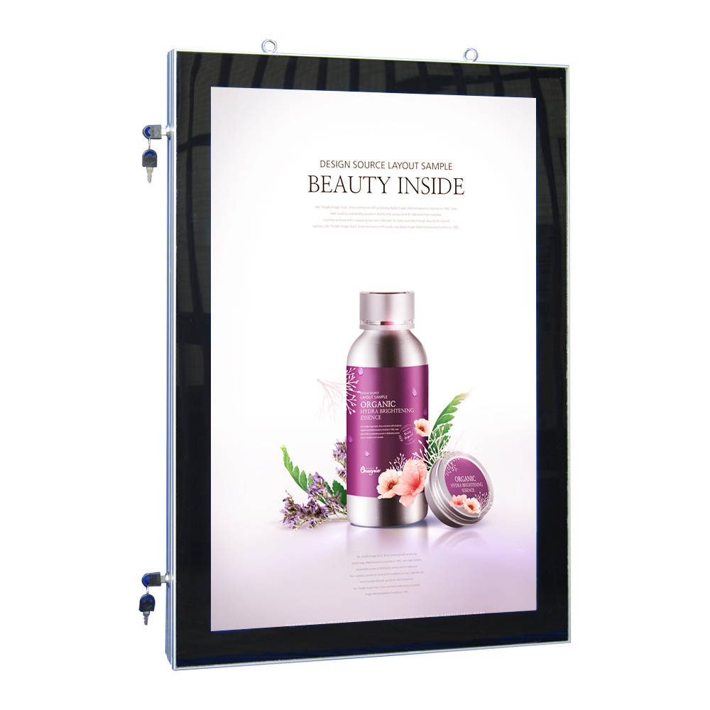 Outdoor Led Waterproof Rainproof Light Box Slim High Brightness Advertising Light Box Menu Board