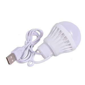 emergency led lights Portable usb led light lamp usb bulb 3w smart bulb