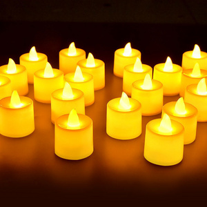 Wholesale Christmas Battery Operated Electric Flameless Plastic Mini Candles Led Tea Light