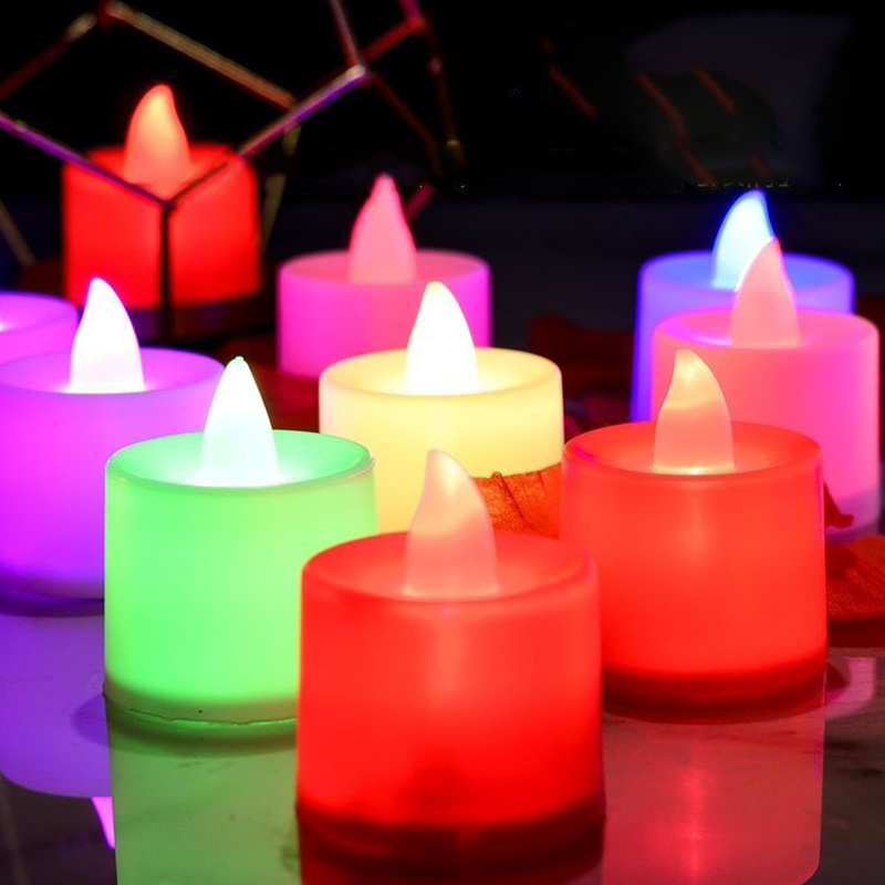 Wholesale Christmas Battery Operated Electric Flameless Plastic Mini Candles Led Tea Light