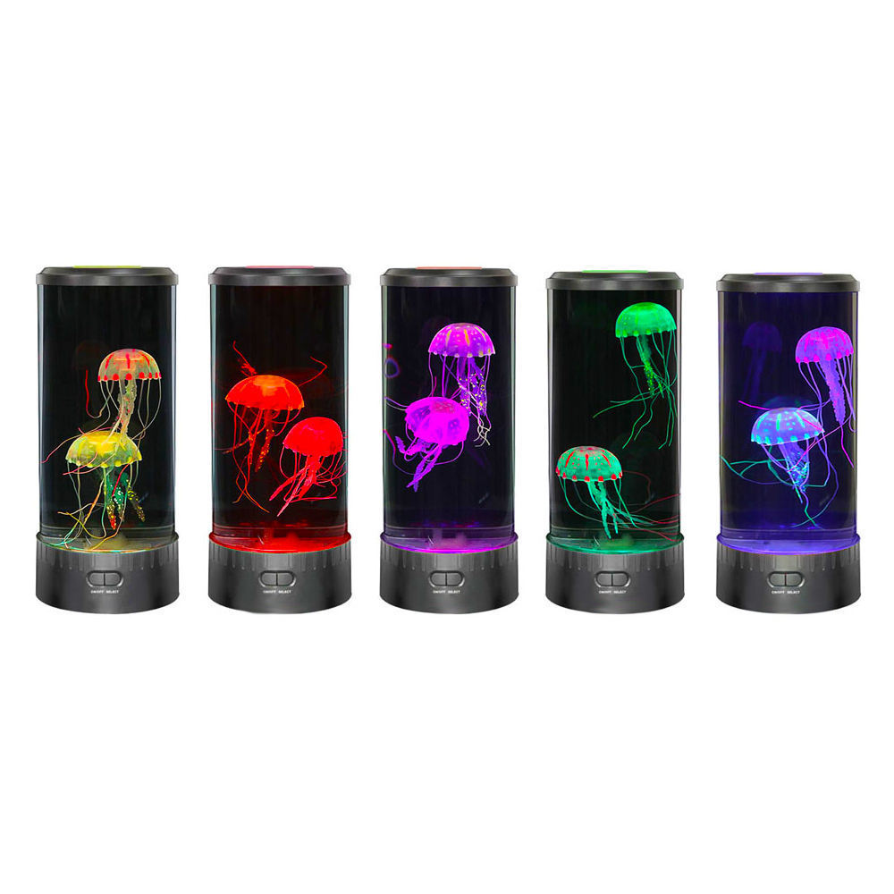 Colorful led jellyfish lamp gift lamp for children