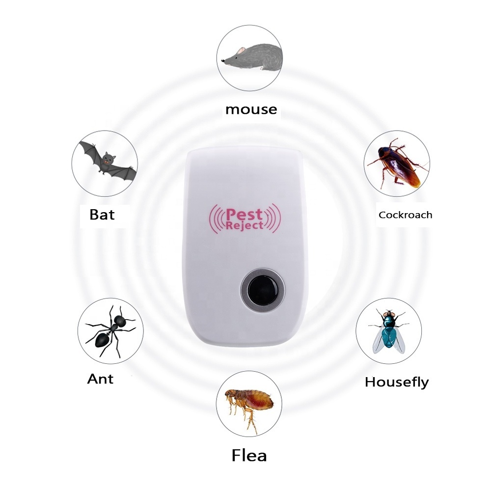 Electronic Ultrasonic Pest Repellant Mouse Flies Mosquitoes pest repeller