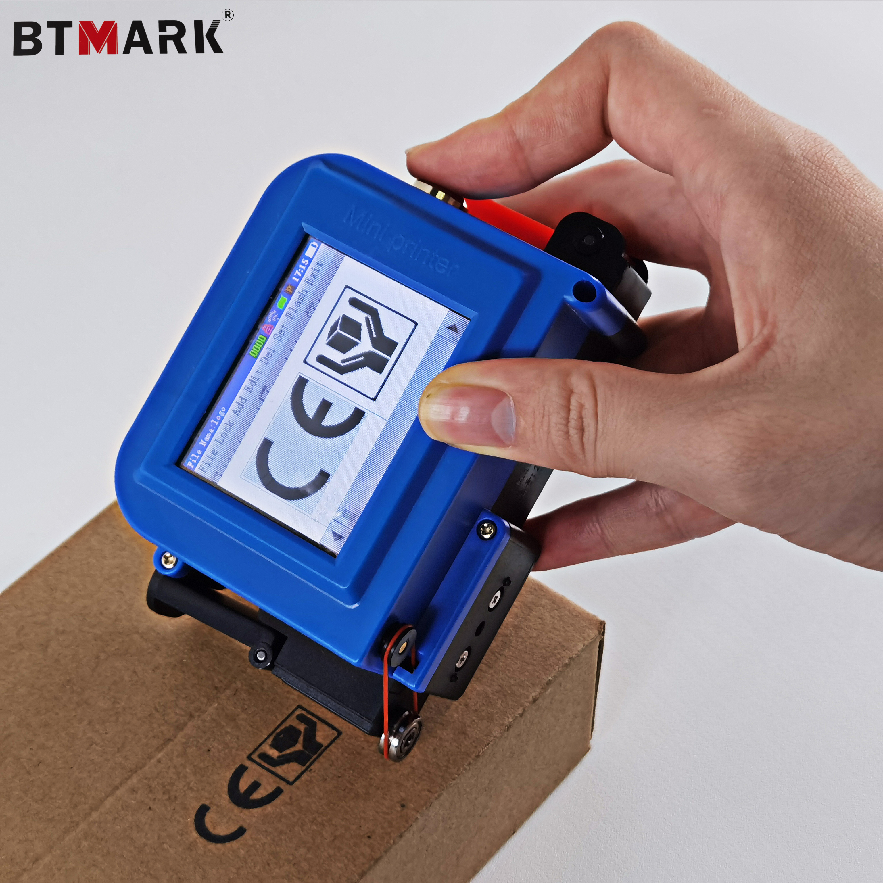 BTMARK Mini Printer Handheld Inkjet Printer Hand held Portable Ink Jet Printer for box Logo batch code Printing