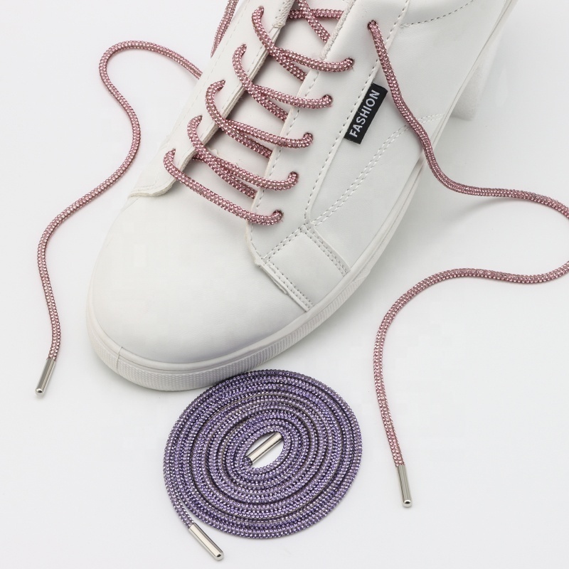 Rhinestone Shoe Laces Bling Shoelaces Rhinestone Diamond Hoodie String Glitter Cords for Sneakers Sweatpants