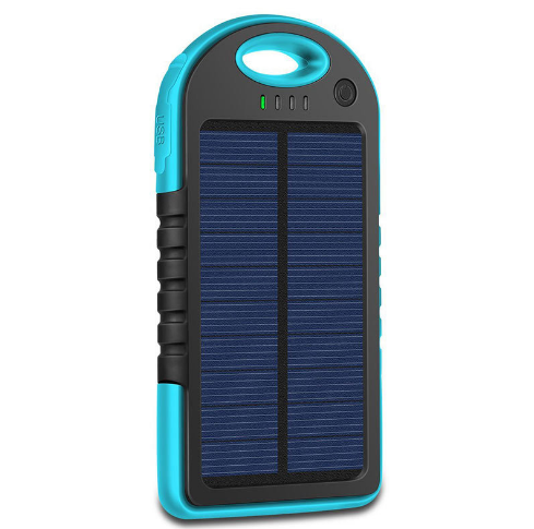 High Quality Portable Solar Panel Charger Waterproof Camping Two USB Outputs Smart Phone Solar Power Bank