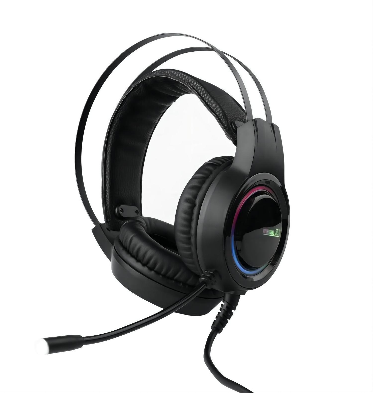 Oem Wired Professional Gaming Headphone 7.1 Virtual Surround Breathing Light USB Game Wired Deep Bass PC Headset With Vibration