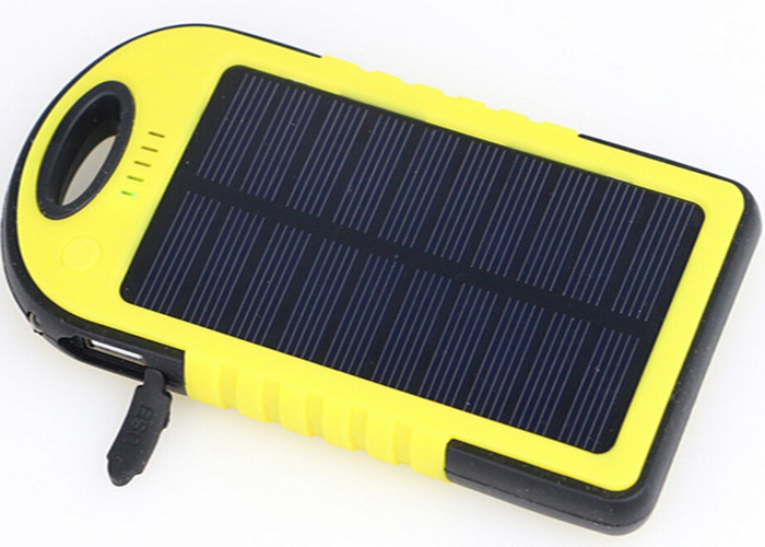 High Quality Portable Solar Panel Charger Waterproof Camping Two USB Outputs Smart Phone Solar Power Bank