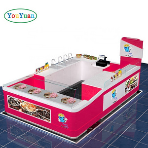 Portable beverage coffee modern juice bar counter ice cream shop kiosk counters and furniture bubble tea shop design