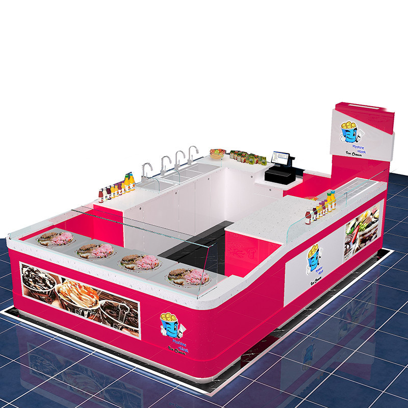 Portable beverage coffee modern juice bar counter ice cream shop kiosk counters and furniture bubble tea shop design