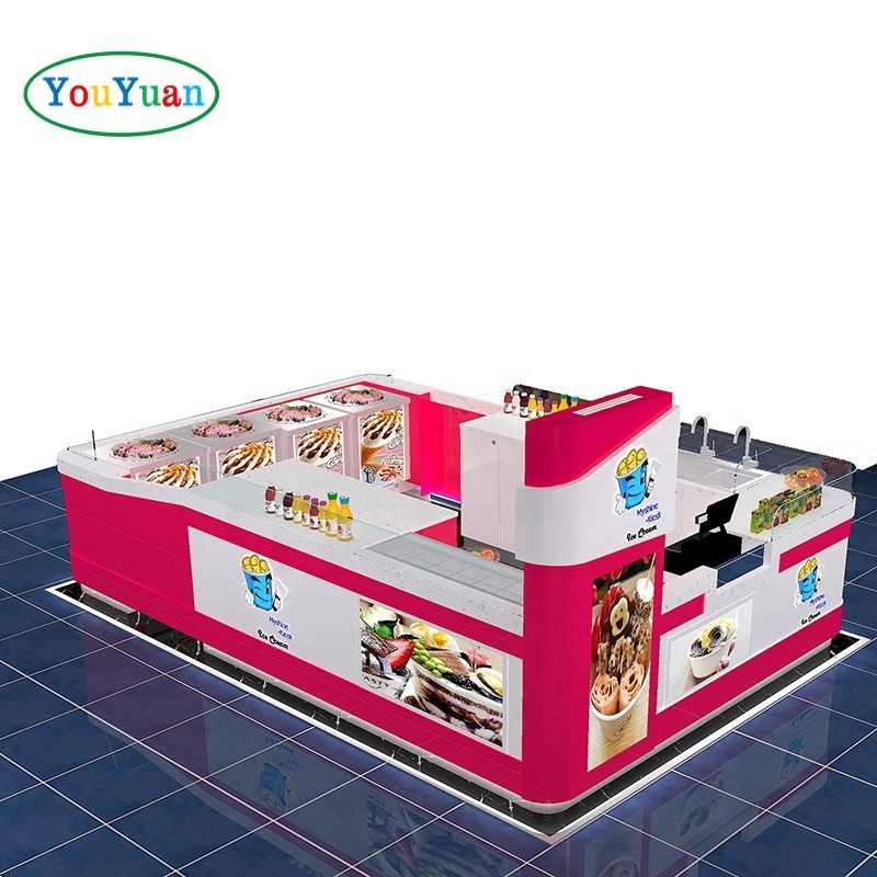 Portable beverage coffee modern juice bar counter ice cream shop kiosk counters and furniture bubble tea shop design