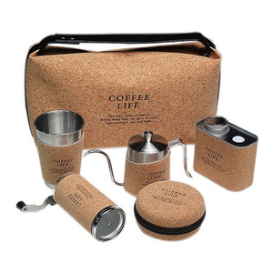 Indoor Outdoor Travel Coffee Bags Manual Coffee Maker Kit Set with Packaged Arabic Pour Over Coffee Tea Set