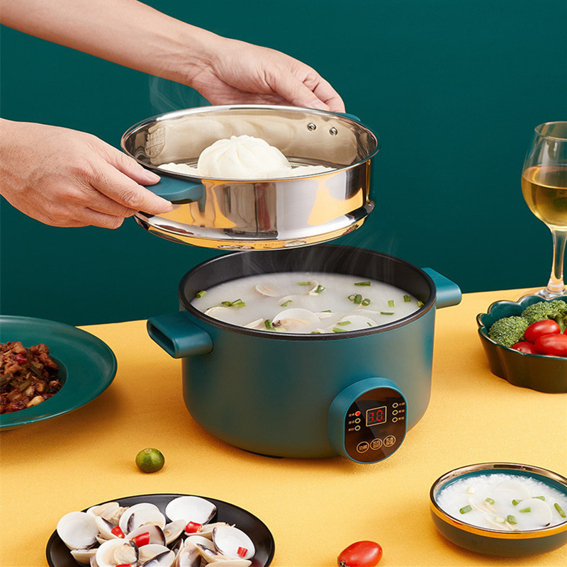 Household Multifunctional Electric Cooking Pot Student Dormitory  Low Power Noodle Cooking Electric Casserole