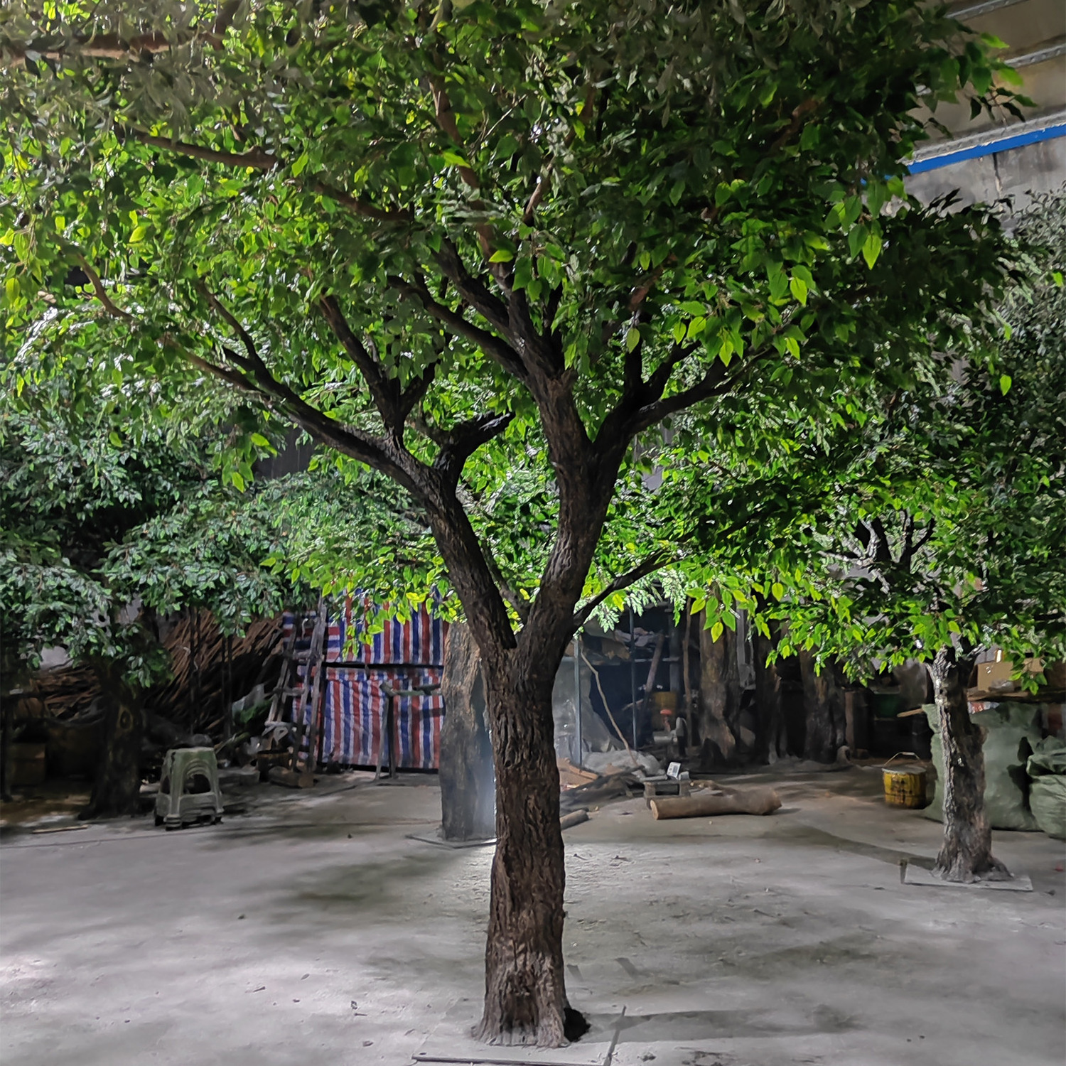 Custom Looks Natural Fake Big Tree Unique Hotel Decor Indoor Large Artificial Ficus Tree Lush Arboles Artificiales Banyan Tree