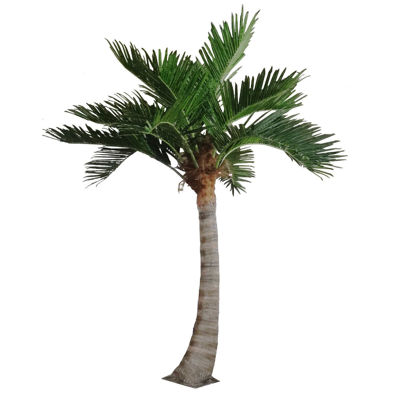 High Simulation Big Fake Plants 3/4/5/6/7/8 Meters High Outdoor large Artificial Coconut Palm Tree For Home Garden Coastal Decor