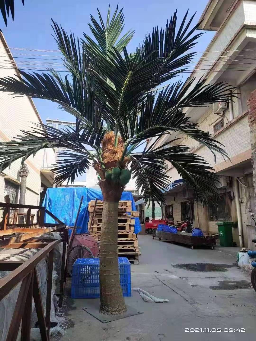 Good Price Artificial Outdoor Palm Tree 3M Coconut Palm Tree Outdoor Artificial Evergreen Plant 3M Palm Trees