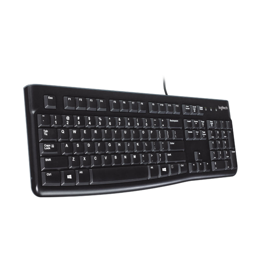 logitech k120 Wired keyboard external usb laptop desktop home business game office ultra thin keyboard with 104keys