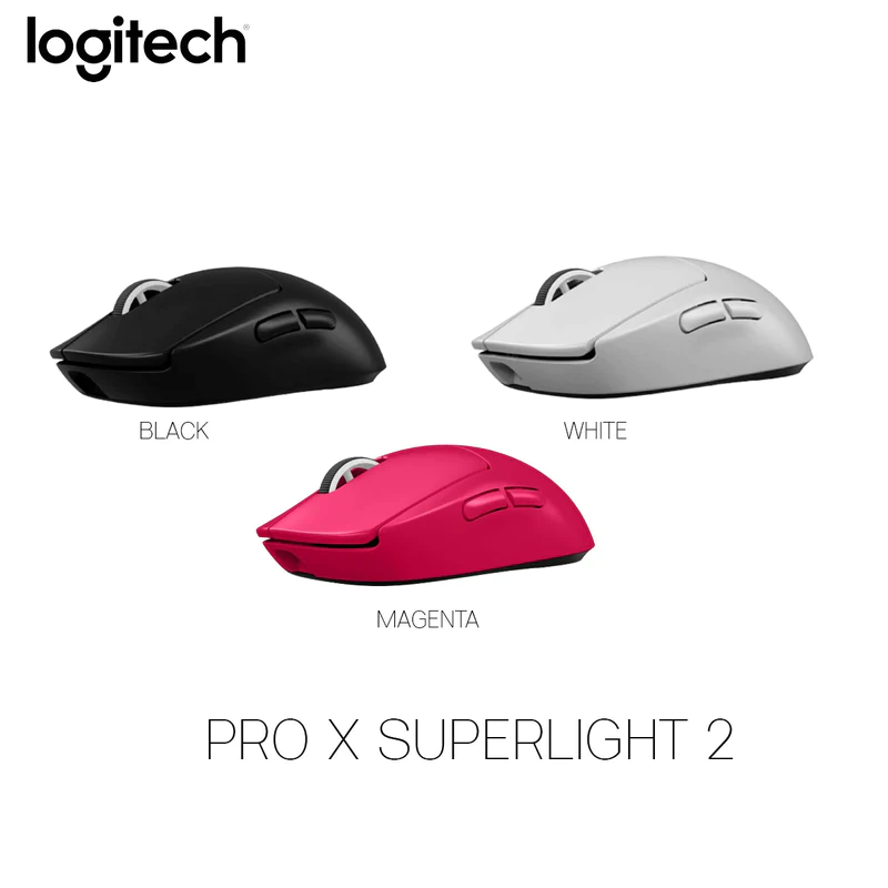 Logitech G PRO X SUPERLIGHT 2 Wireless Gaming Mouse Dual-mode Rechargeable Wireless Mouse