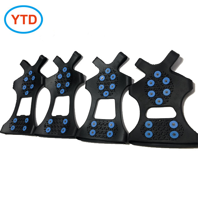 snow grips spikes adjustable slipon ice traction cleats  outsole non slip  snow chains for under shoes