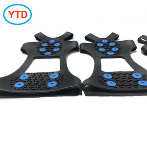 snow grips spikes adjustable slipon ice traction cleats  outsole non slip  snow chains for under shoes