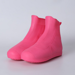 Hiking Outdoor Mud Boot & Shoes Cover R Rain Waterproof Silicone Rubber Latex Shoe Cover Water Proof For Rainy