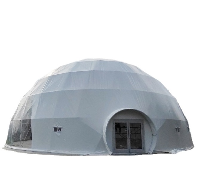 Waterproof 6m Glamping Geodesic Dome Tent For Resort