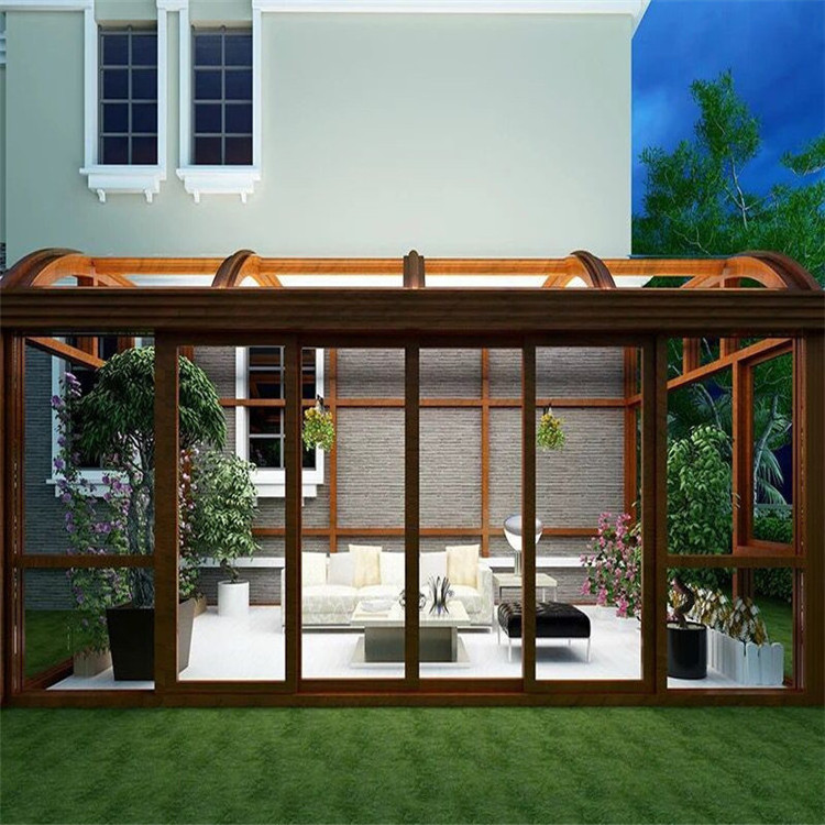 Y-TOP 2024 Glass house outdoor winter garden glass sunroom glass sunroom panels sunroom gazebo