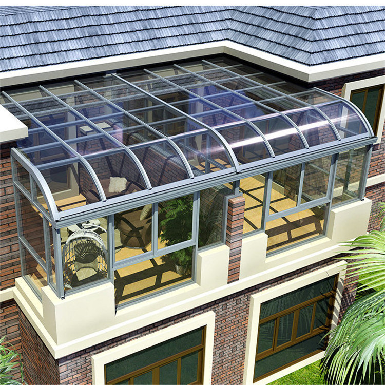 Y-TOP 2024 Glass house outdoor winter garden glass sunroom glass sunroom panels sunroom gazebo