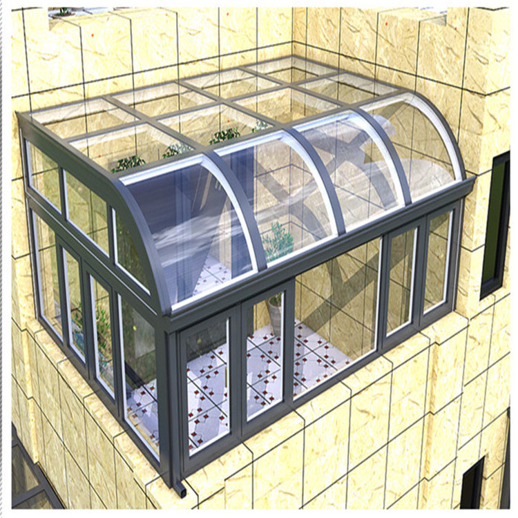 Y-TOP 2024 Glass house outdoor winter garden glass sunroom glass sunroom panels sunroom gazebo