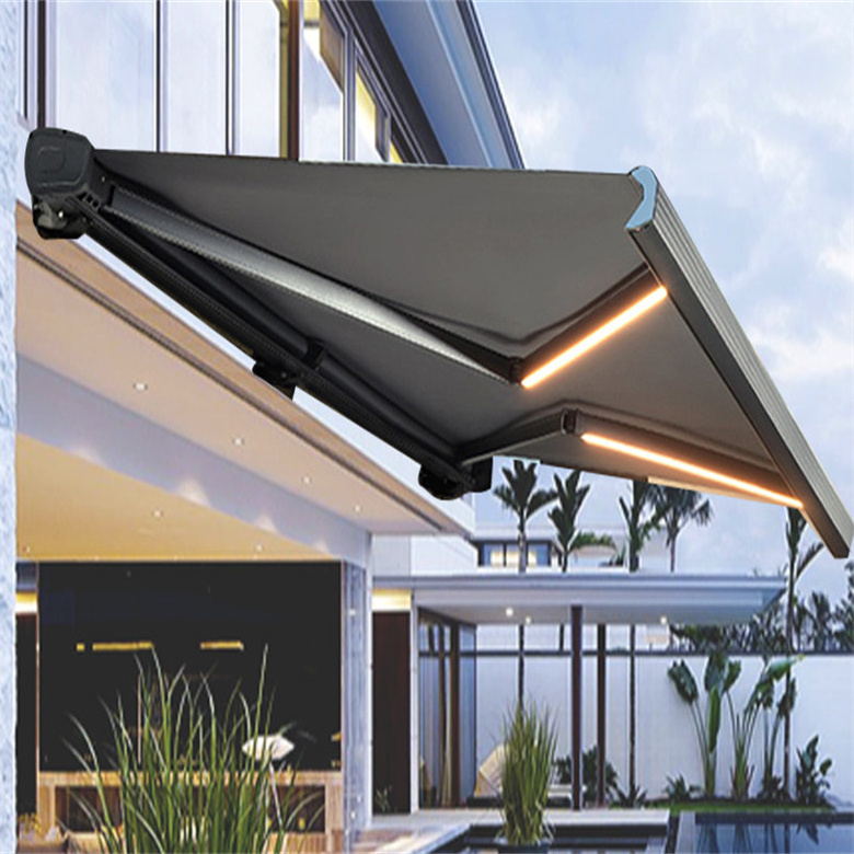 Y-TOP 2024 Motorized Retractable Awning waterproof Shelter Sunshade Retractable Awnings Awnings For Outdoor