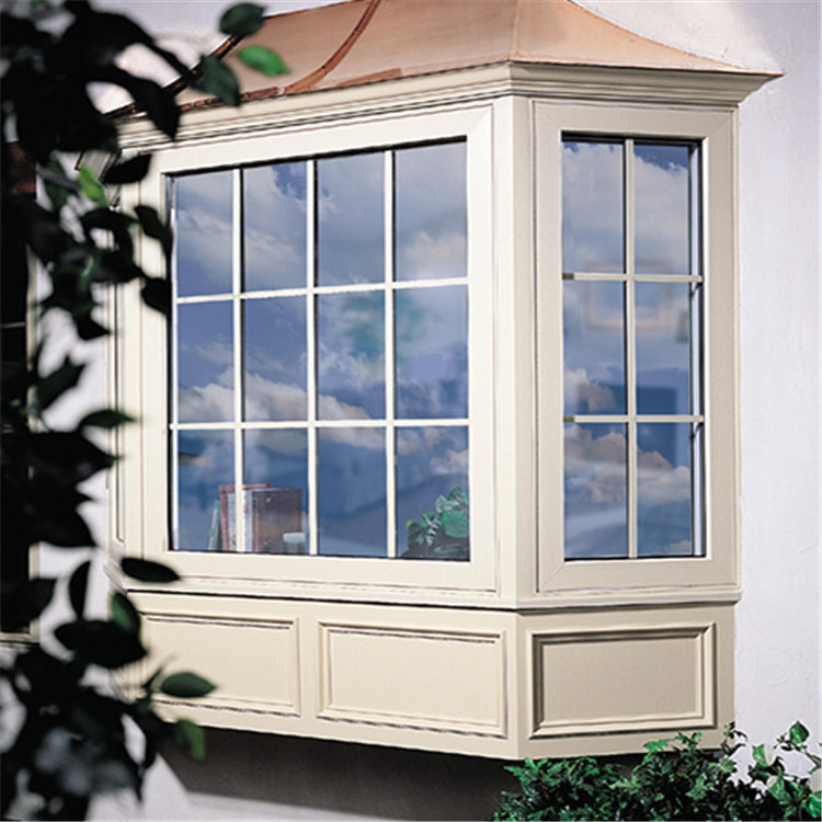 Y-TOP 2023 Heat insulation aluminum bay and bow window with double glass casement window for living room bay windows for sale