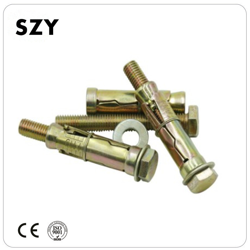 with type S clip with din125 washer Standard type of stainless steel wedge anchor  bolts