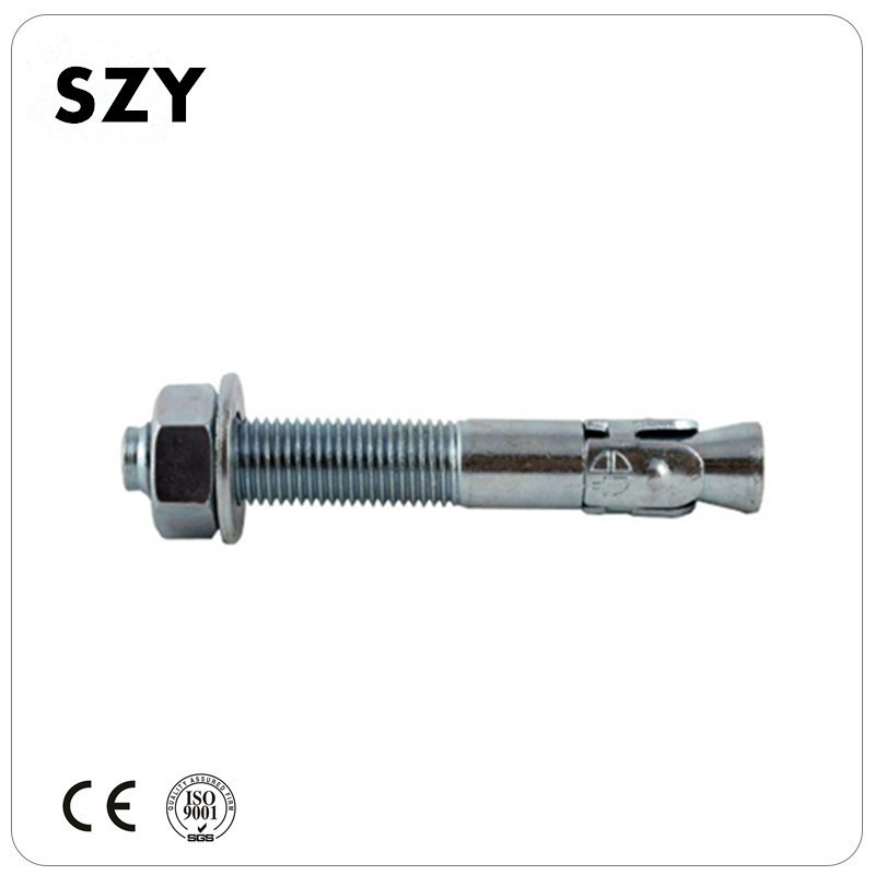 with type S clip with din125 washer Standard type of stainless steel wedge anchor  bolts