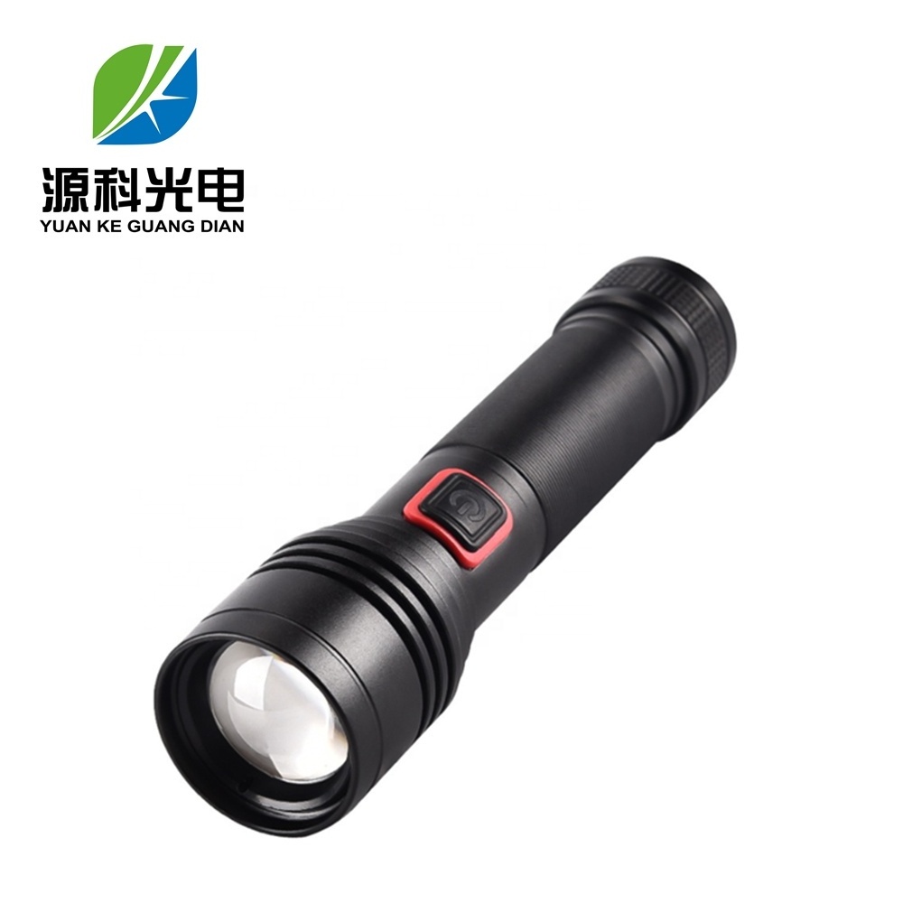 YUANKE high power 15W LED flashlight 1000 lumen aluminum alloy mini portable flashlights rechargeable mini torch