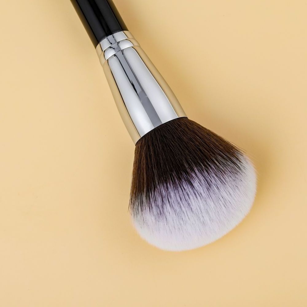 Synthetic Hair Contour Cosmetic Vegan 1Pcs Loose Powder Brush Refillable