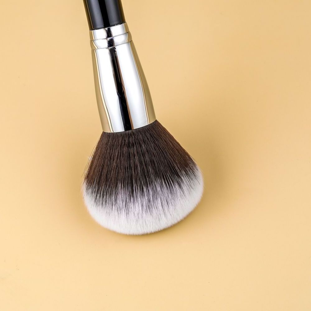 Synthetic Hair Contour Cosmetic Vegan 1Pcs Loose Powder Brush Refillable