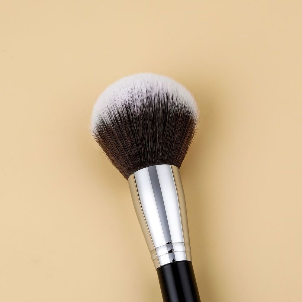 Synthetic Hair Contour Cosmetic Vegan 1Pcs Loose Powder Brush Refillable